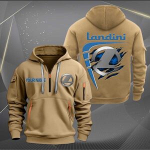 Sportswearmerch Landini Tractor Personalized Half Zip Hoodie For Fan