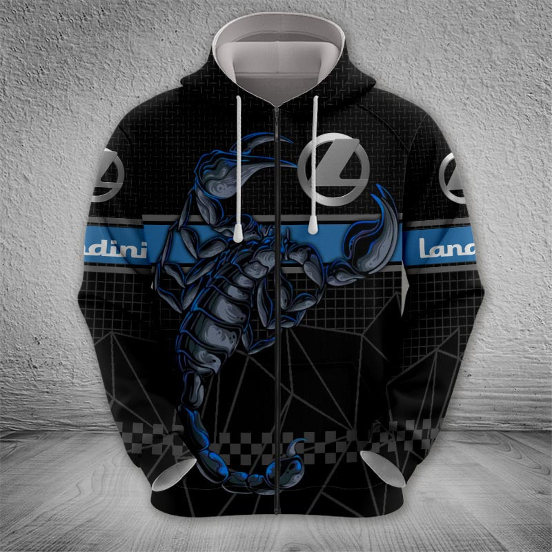 Sportswearmerch Landini Tractor Zip Hoodie For Fan