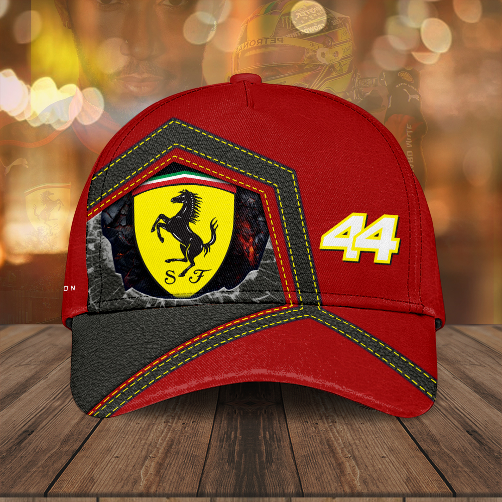 Sportswearmerch Lewis Hamilton F1 F1 x Scuderia Ferrari Car Classic Cap Gift For Fan
