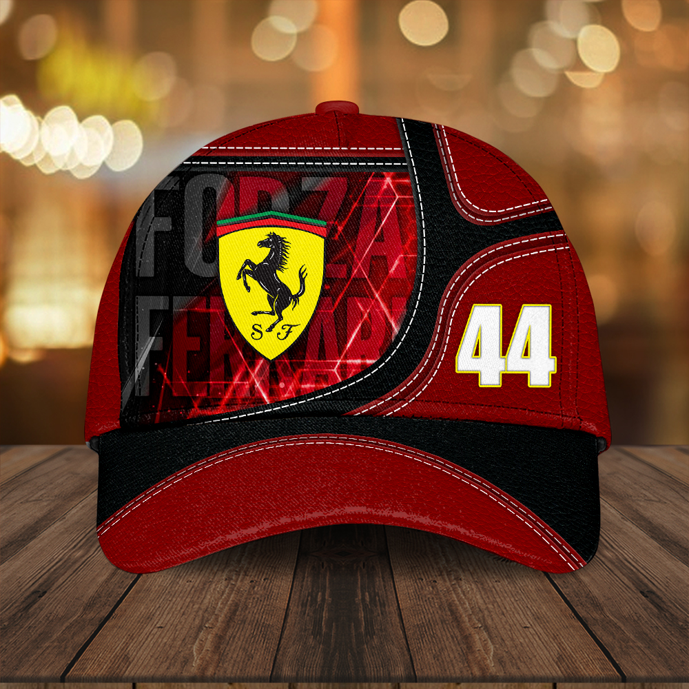 Sportswearmerch Lewis Hamilton F1 F1 x Scuderia Ferrari Car Classic Cap Gift For Fan