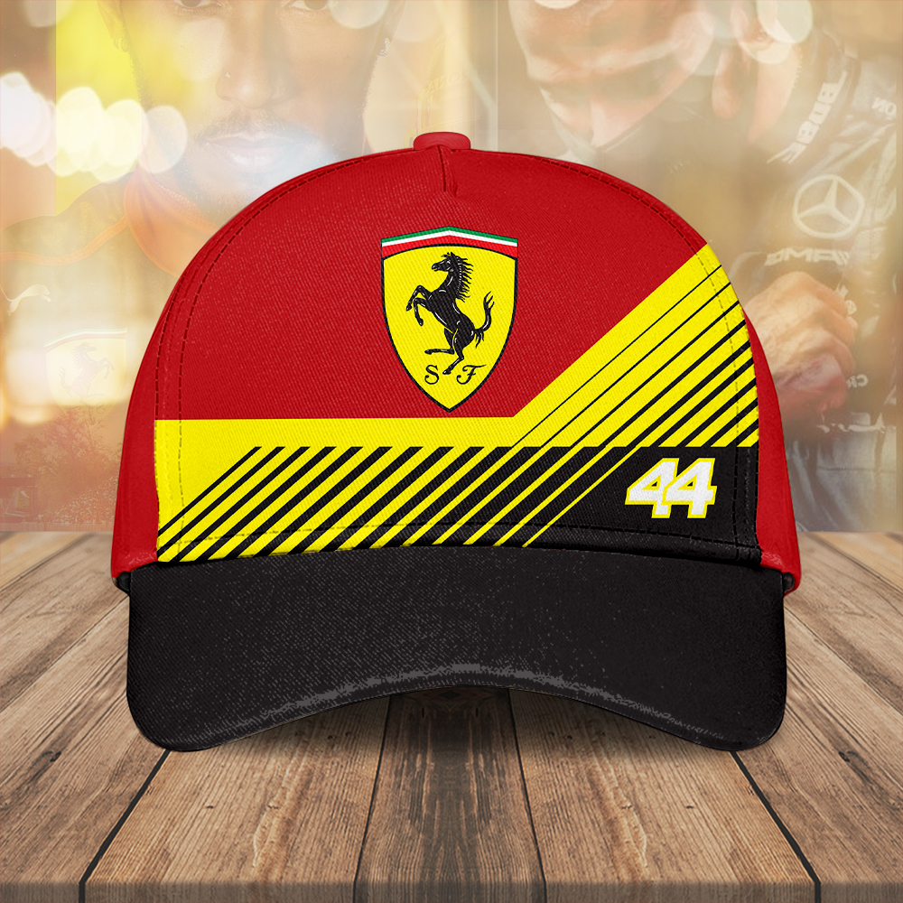 Sportswearmerch Lewis Hamilton F1 F1 x Scuderia Ferrari Car Classic Cap Gift For Fan