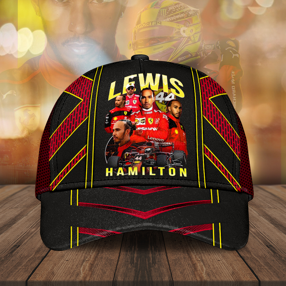 Sportswearmerch Lewis Hamilton F1 F1 x Scuderia Ferrari Car Classic Cap Gift For Fan
