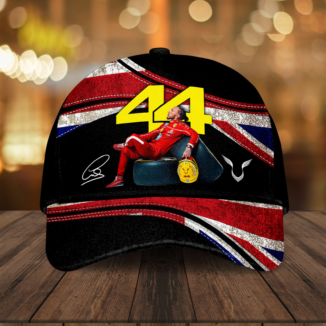 Sportswearmerch Lewis Hamilton F1 x Scuderia Ferrari Car Car Classic Cap Gift For Fan
