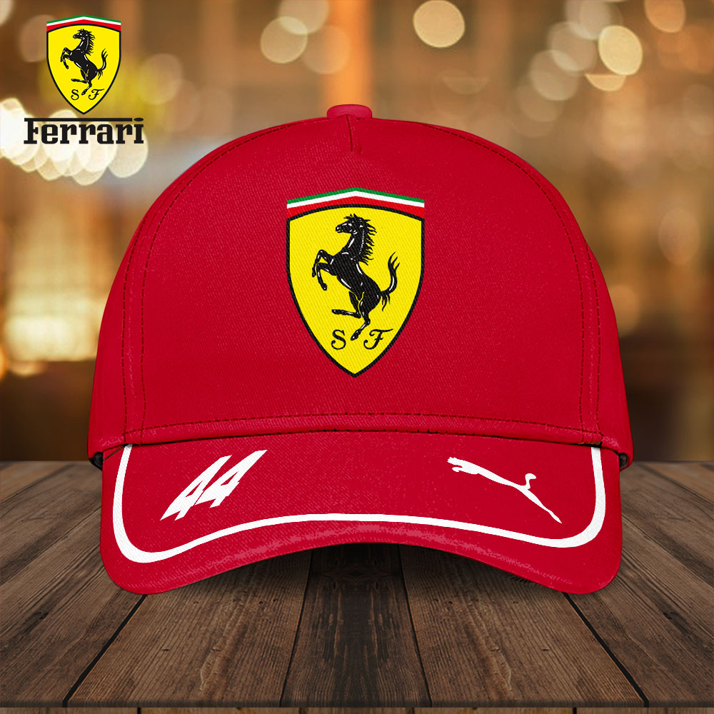 Sportswearmerch Lewis Hamilton F1 x Scuderia Ferrari Car Car Classic Cap Gift For Fan