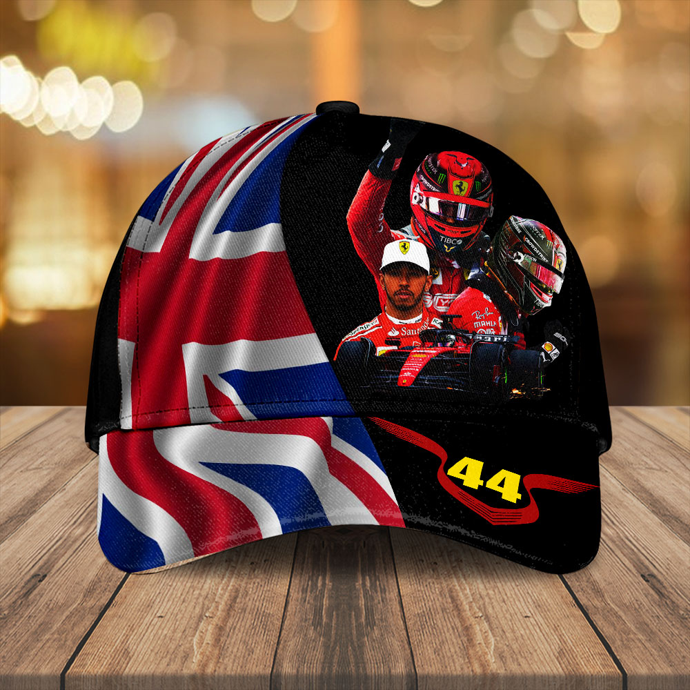 Sportswearmerch Lewis Hamilton F1 x Scuderia Ferrari Classic Cap Gift For Fan