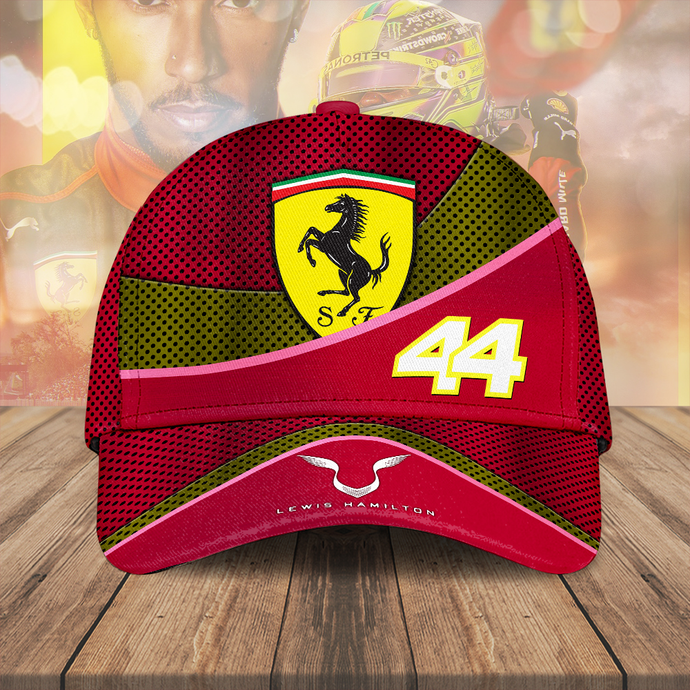 Sportswearmerch Lewis Hamilton F1 x Scuderia Ferrari F1 F1 Classic Cap For Fan