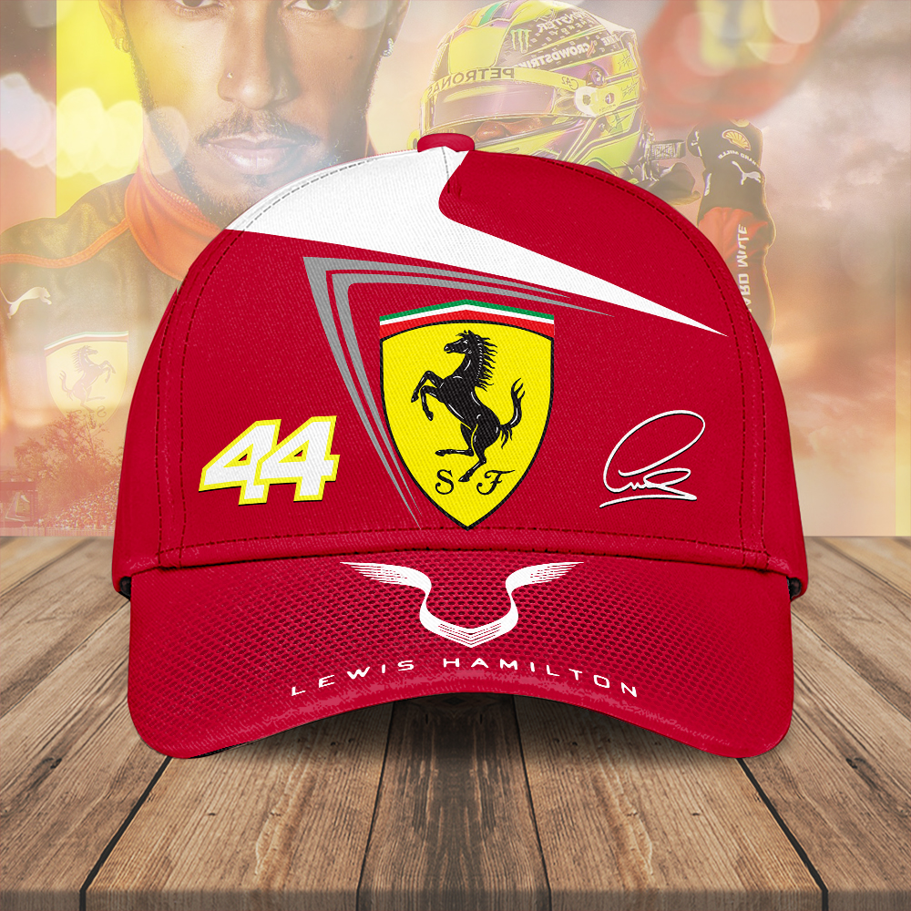 Sportswearmerch Lewis Hamilton F1 x Scuderia Ferrari F1 F1 Classic Cap For Fan