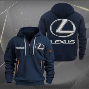Sportswearmerch Lexus Car Personalized Half Zip Hoodie For Fan