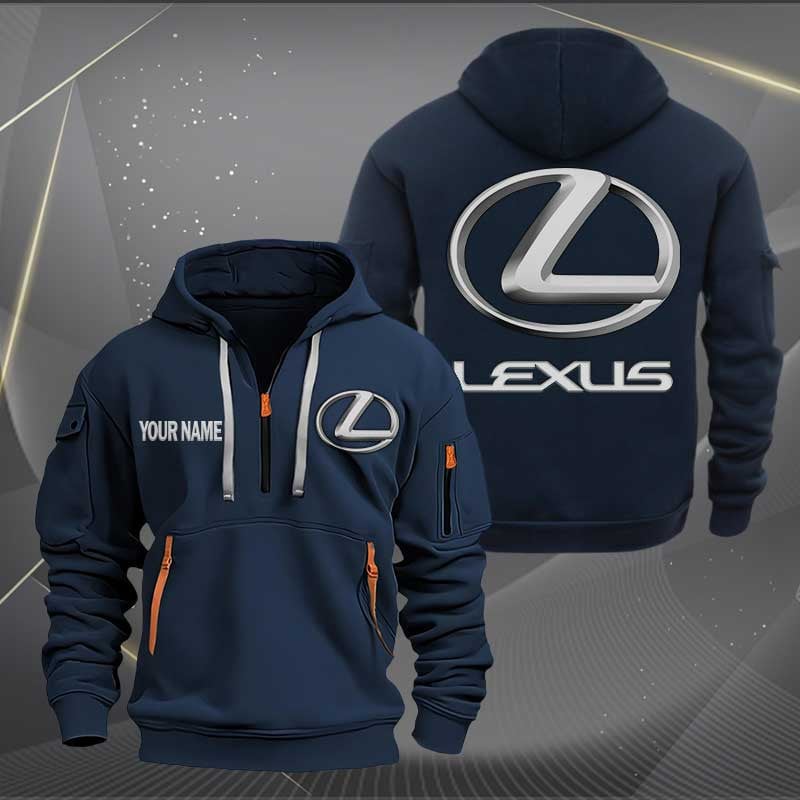 Sportswearmerch Lexus Car Personalized Half Zip Hoodie For Fan