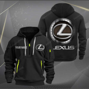 Sportswearmerch Lexus Car Personalized Half Zip Hoodie For Fan