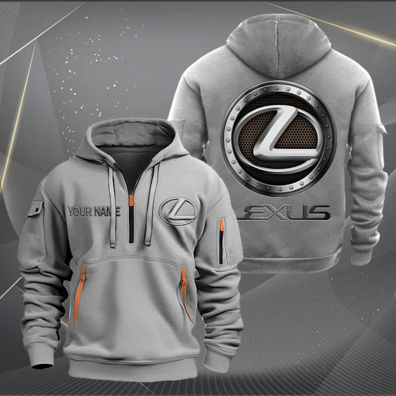 Sportswearmerch Lexus Car Personalized Half Zip Hoodie For Fan