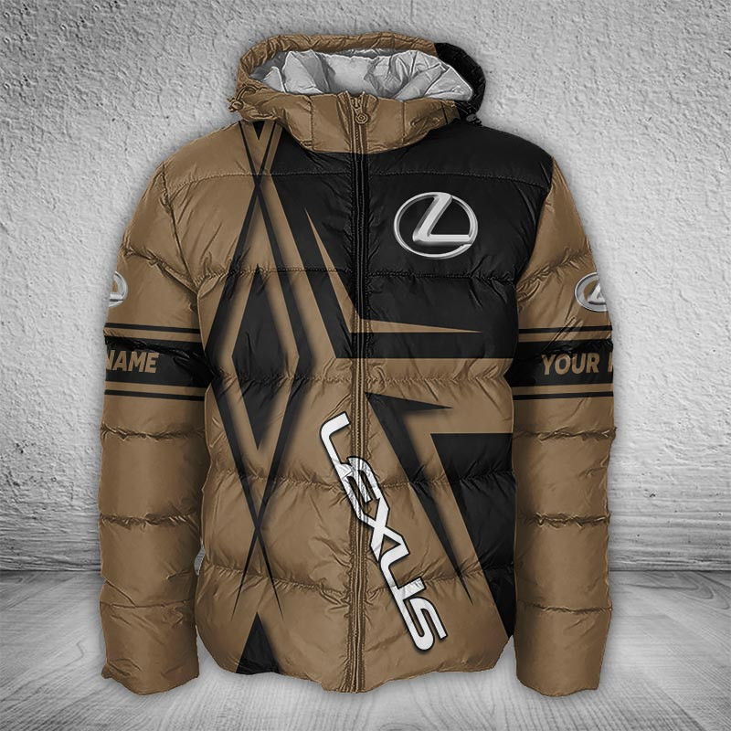 Sportswearmerch Lexus Car Puffer Jacket For Fan
