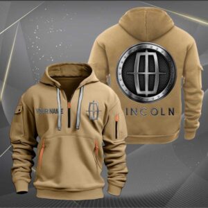Sportswearmerch Lincoln Car Personalized Half Zip Hoodie For Fan
