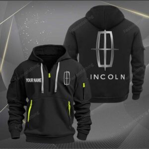 Sportswearmerch Lincoln Car Personalized Half Zip Hoodie For Fan