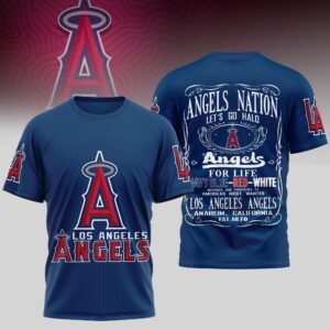 Sportswearmerch Los Angeles Angels MLB Personalized T-shirt For Fan