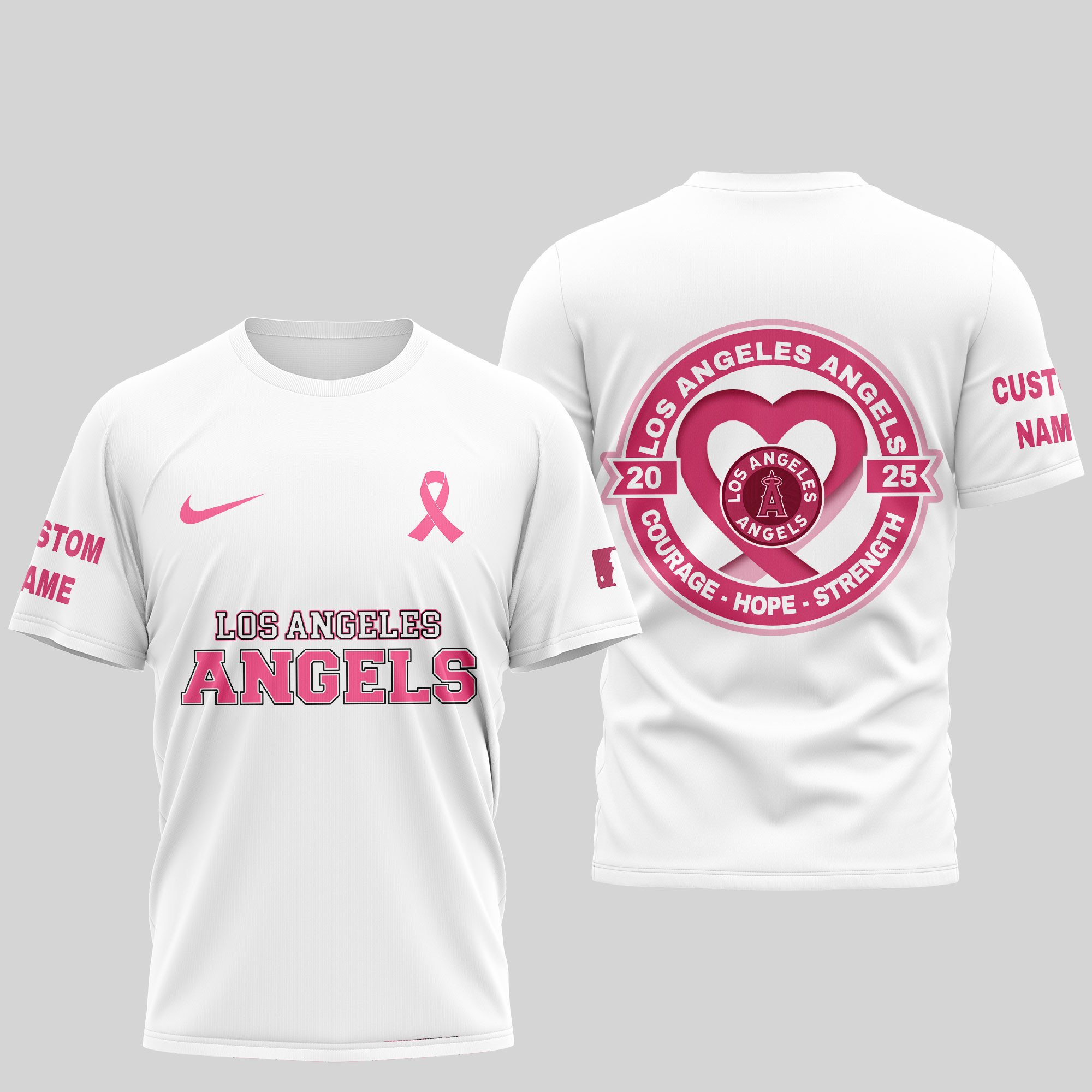 Sportswearmerch Los Angeles Angels MLB Personalized T-shirt For Fan