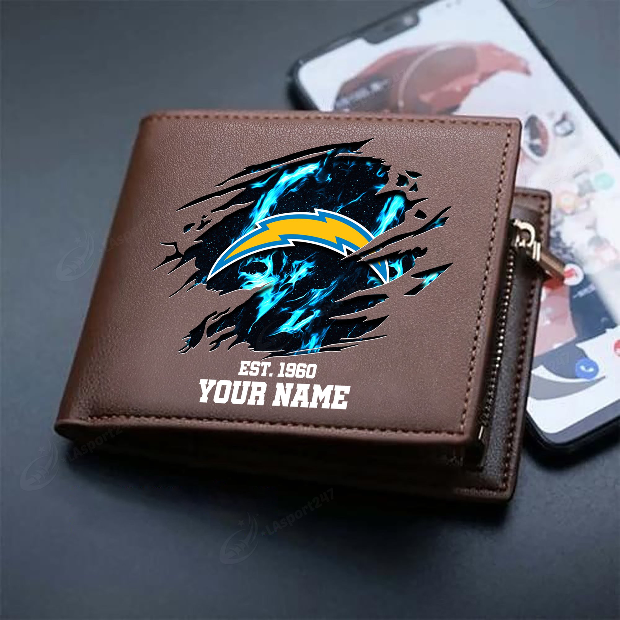 Sportswearmerch Los Angeles Chargers NFL Men Wallet For Fan