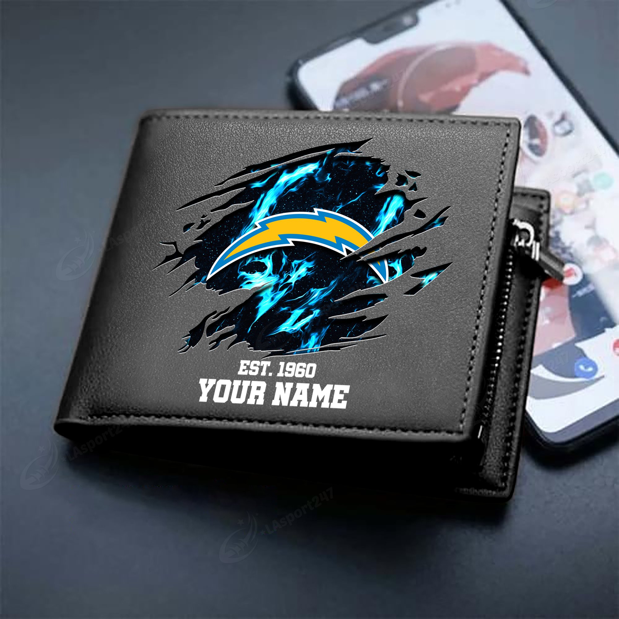 Sportswearmerch Los Angeles Chargers NFL Men Wallet For Fan