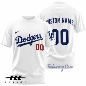 Sportswearmerch Los Angeles Dodgers MLB Personalized T-shirt For Fan