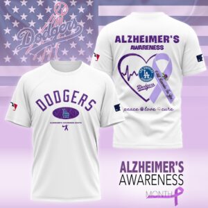 Sportswearmerch Los Angeles Dodgers MLB Personalized T-shirt For Fan