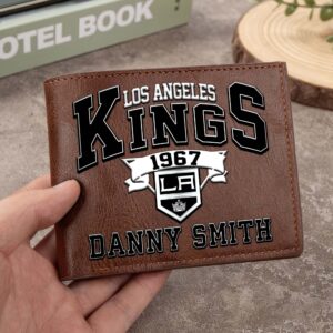 Sportswearmerch Los Angeles Kings NHL Folded Wallet For Fan