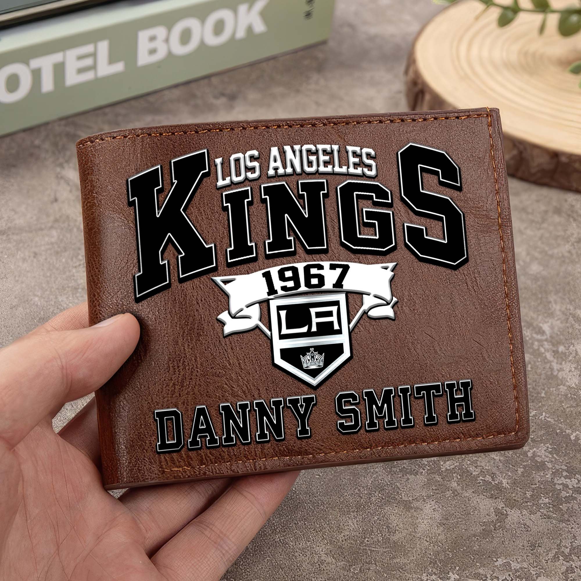 Sportswearmerch Los Angeles Kings NHL Folded Wallet For Fan