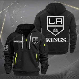 Sportswearmerch Los Angeles Kings NHL Half Zip Hoodie For Fan