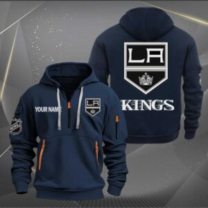 Sportswearmerch Los Angeles Kings NHL Half Zip Hoodie For Fan