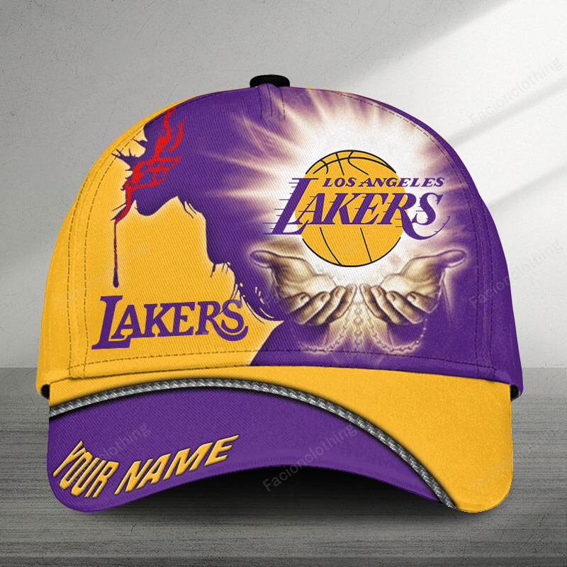 Sportswearmerch Los Angeles Lakers NBA Personalized Cap For Fan