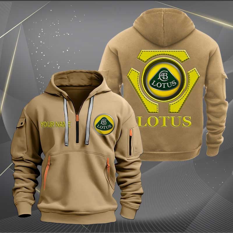 Sportswearmerch Lotus Car Personalized Half Zip Hoodie For Fan