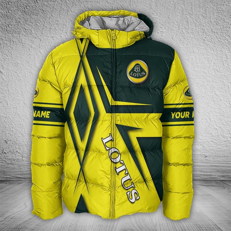 Sportswearmerch Lotus Car Puffer Jacket For Fan
