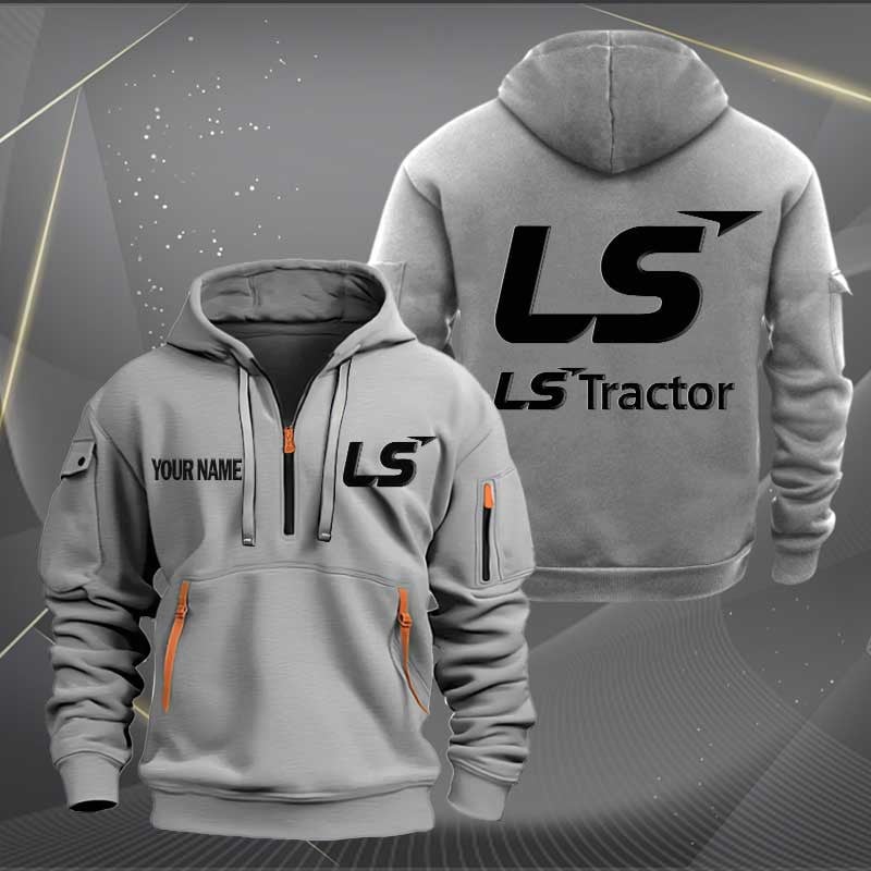 Sportswearmerch LS Tractor Half Zip Hoodie For Fan