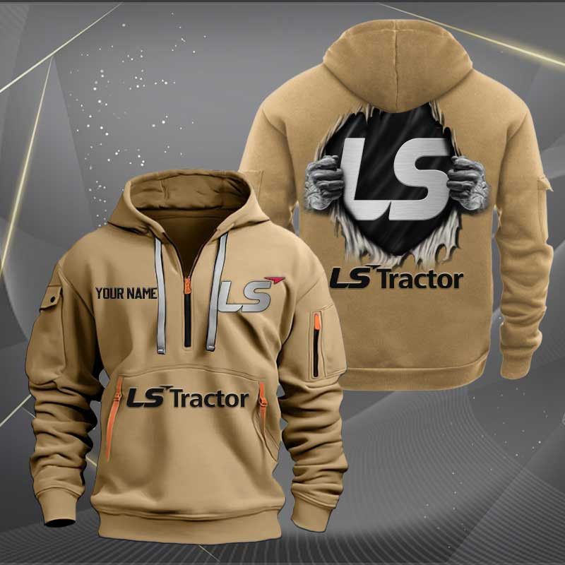 Sportswearmerch LS Tractor Half Zip Hoodie For Fan