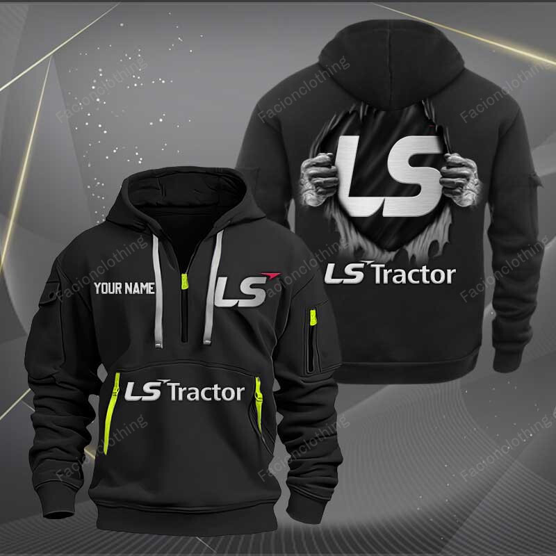 Sportswearmerch LS Tractor Half Zip Hoodie For Fan