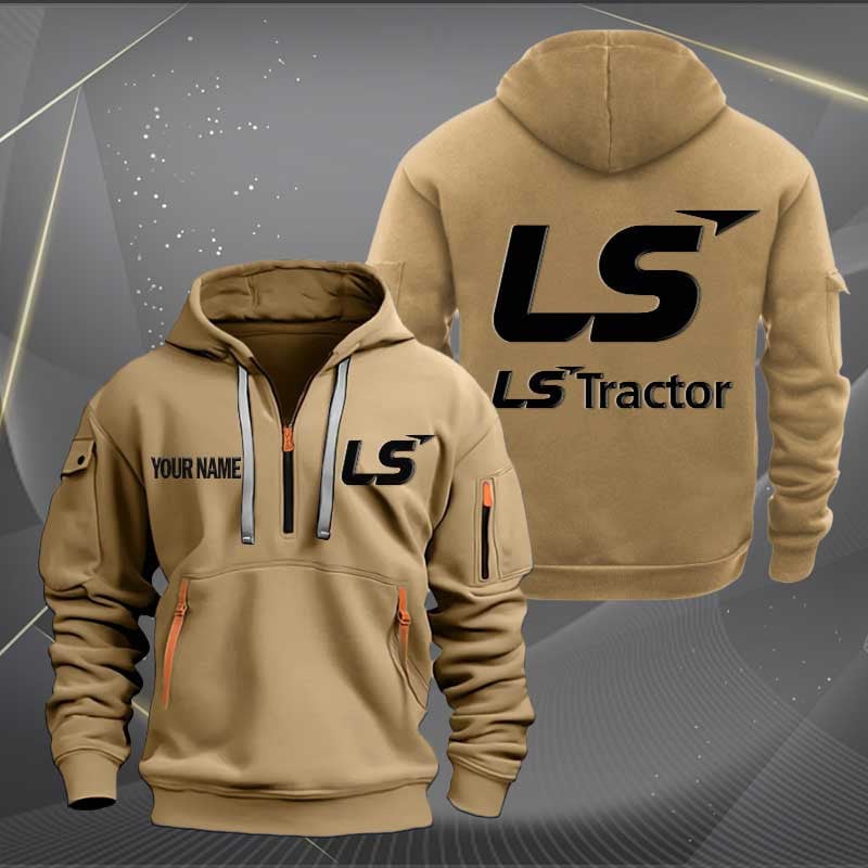 Sportswearmerch LS Tractor Half Zip Hoodie For Fan