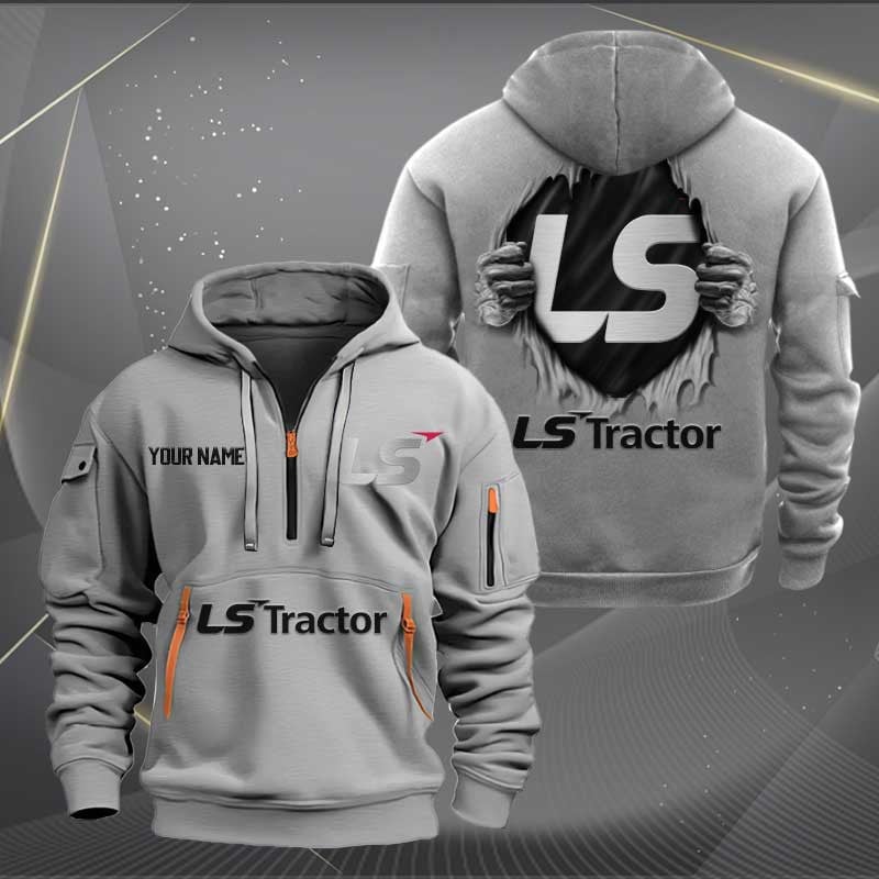 Sportswearmerch LS Tractor Half Zip Hoodie For Fan