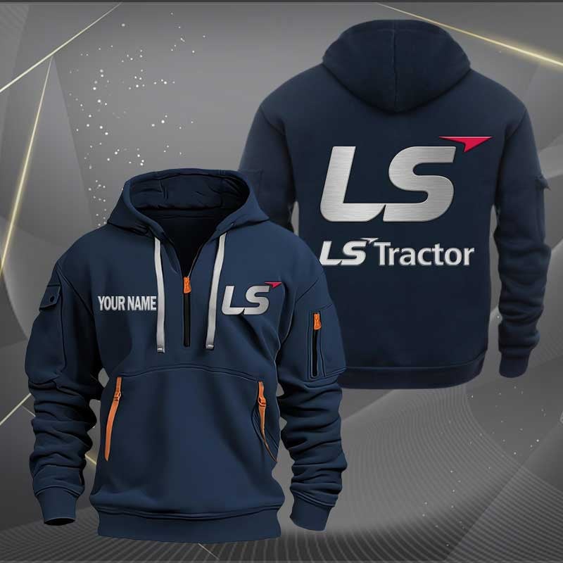 Sportswearmerch LS Tractor Half Zip Hoodie For Fan
