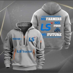 Sportswearmerch LS Tractor Personalized Half Zip Hoodie For Fan