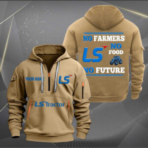Sportswearmerch LS Tractor Personalized Half Zip Hoodie For Fan