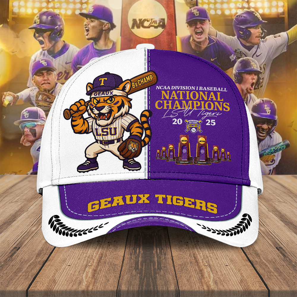Sportswearmerch LSU Tigers NCAA Baseball Classic Cap For Fan