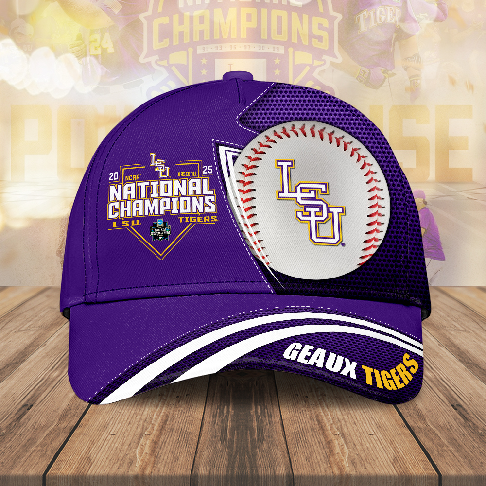 Sportswearmerch LSU Tigers NCAA Baseball Classic Cap For Fan