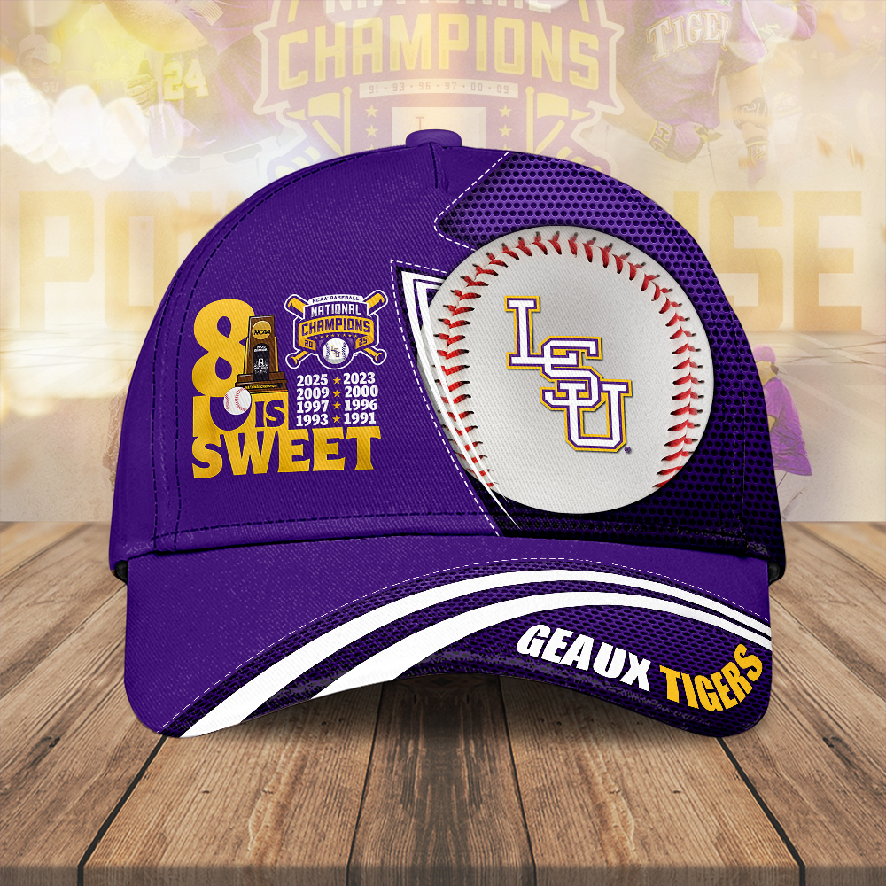 Sportswearmerch LSU Tigers NCAA Baseball Classic Cap For Fan