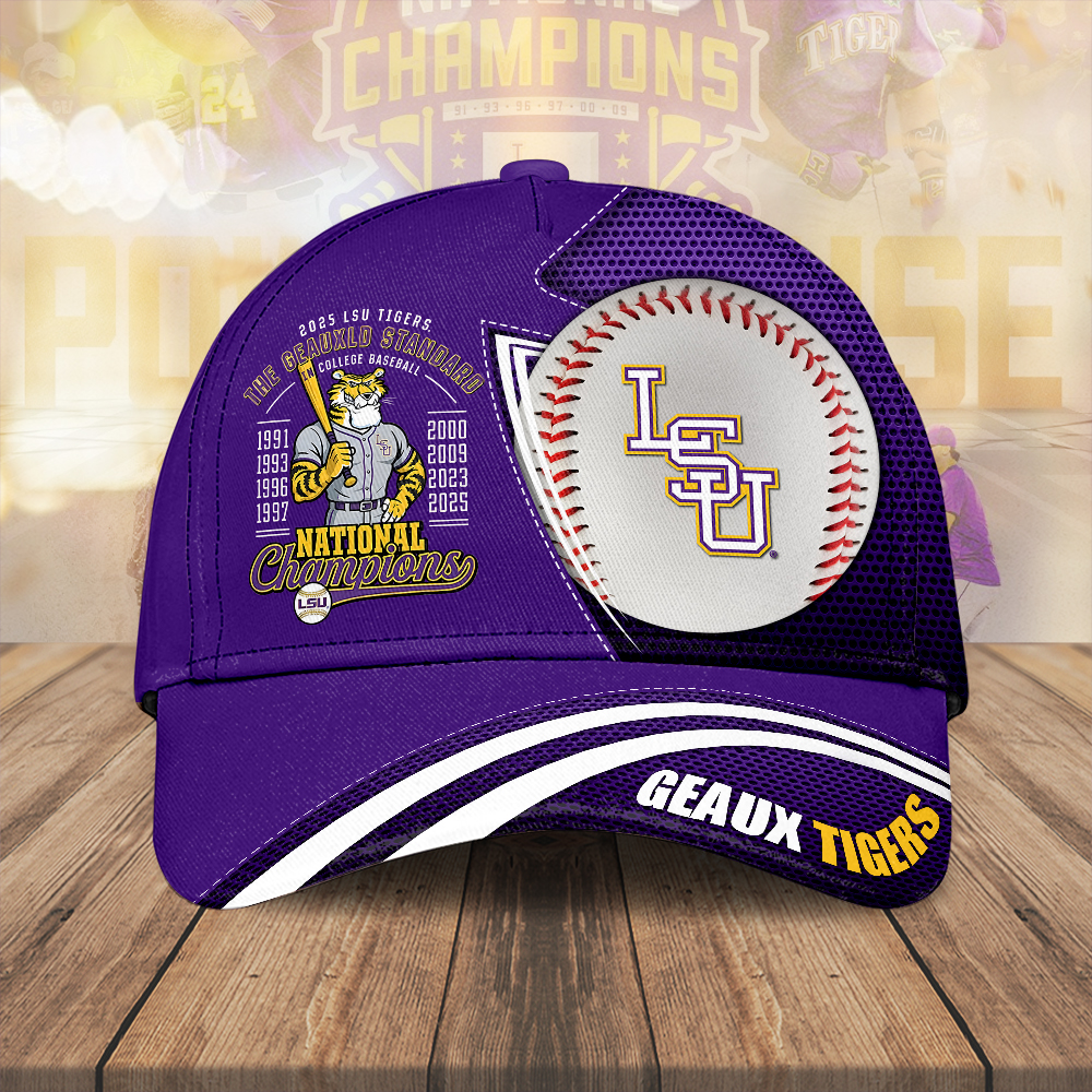 Sportswearmerch LSU Tigers NCAA Baseball Classic Cap For Fan