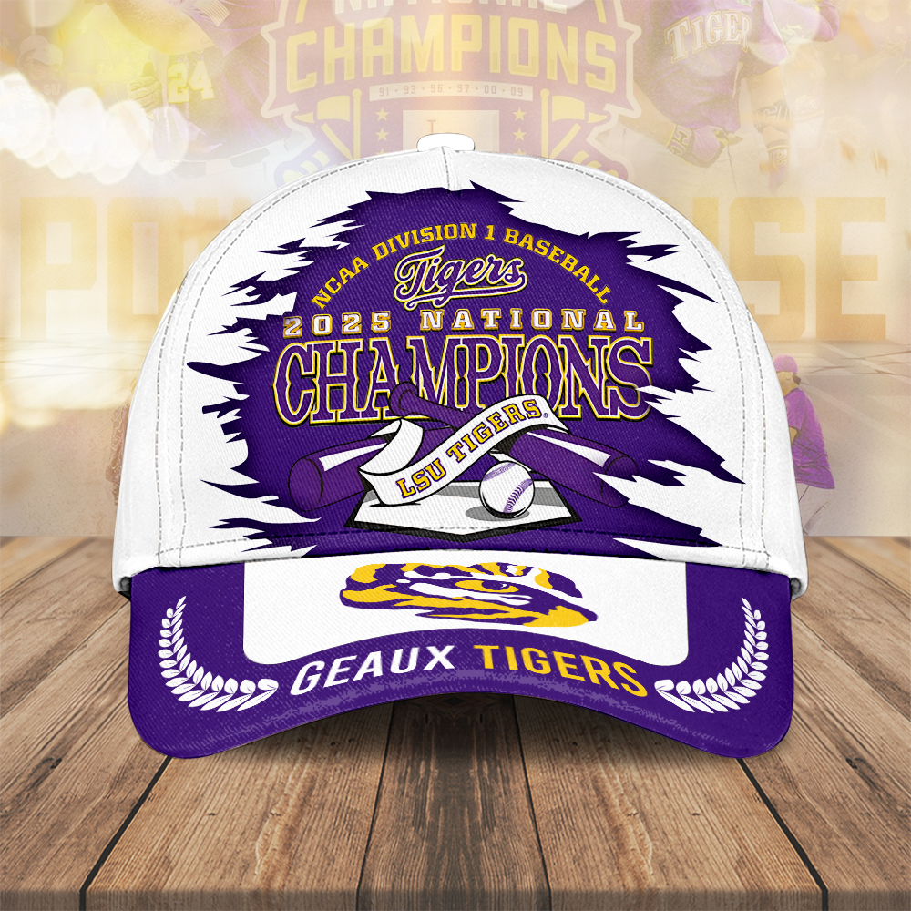 Sportswearmerch LSU Tigers NCAA Baseball Classic Cap For Fan