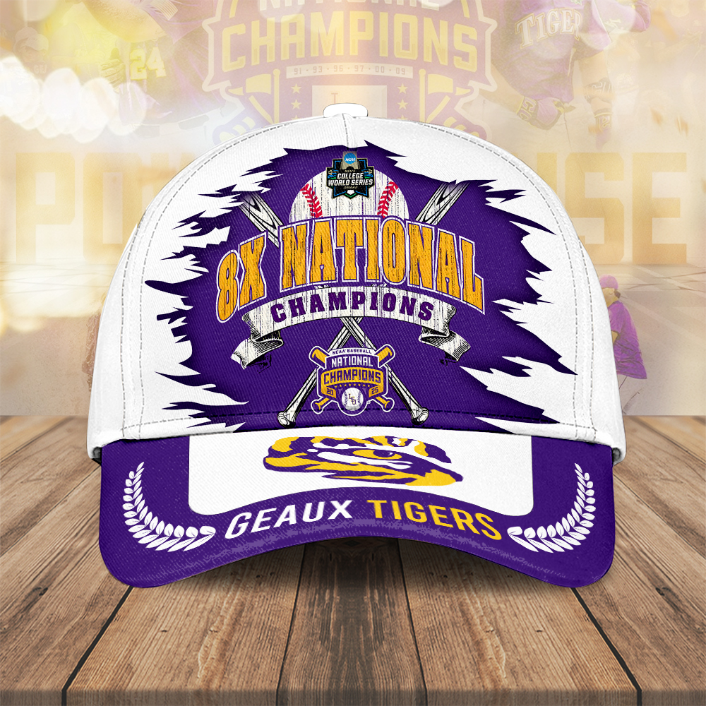 Sportswearmerch LSU Tigers NCAA Baseball Classic Cap For Fan