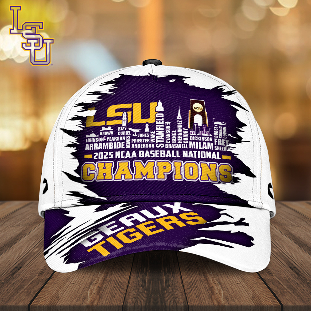 Sportswearmerch LSU Tigers NCAA Baseball Classic Cap For Fan