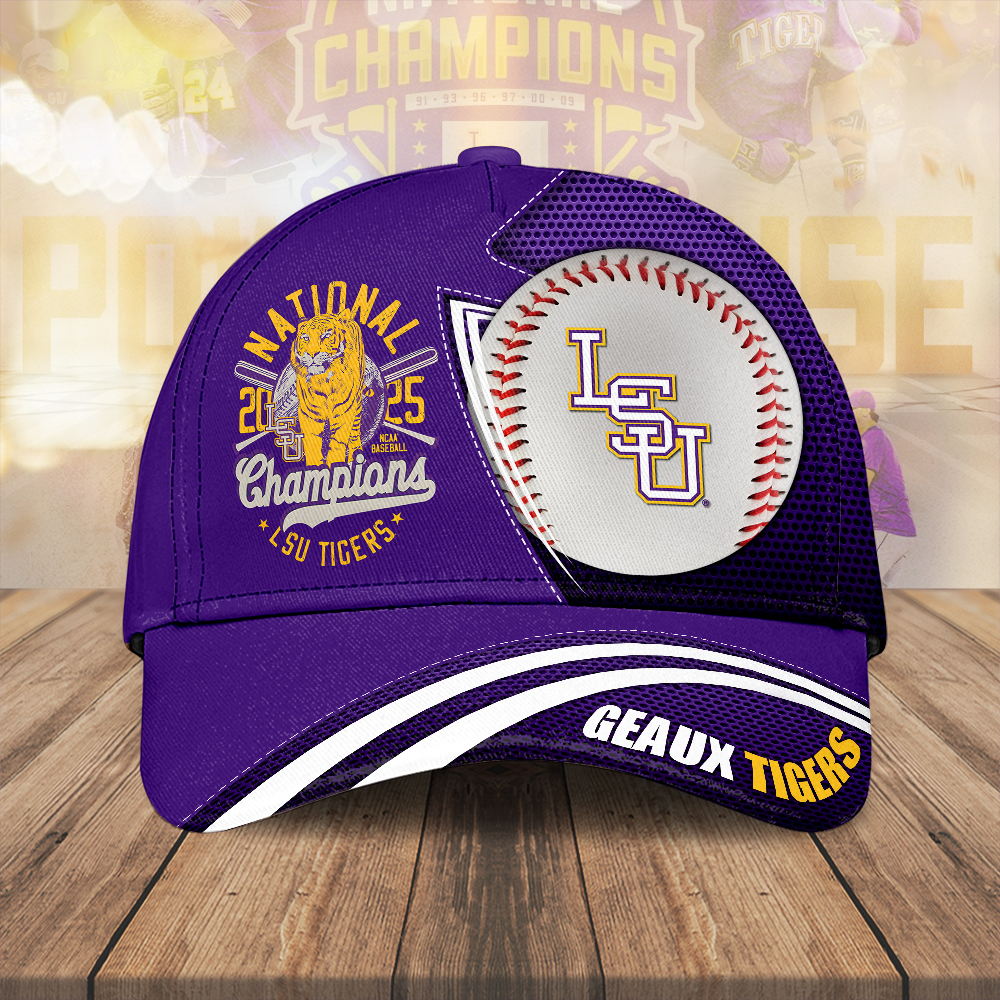 Sportswearmerch LSU Tigers NCAA Baseball Classic Cap For Fan