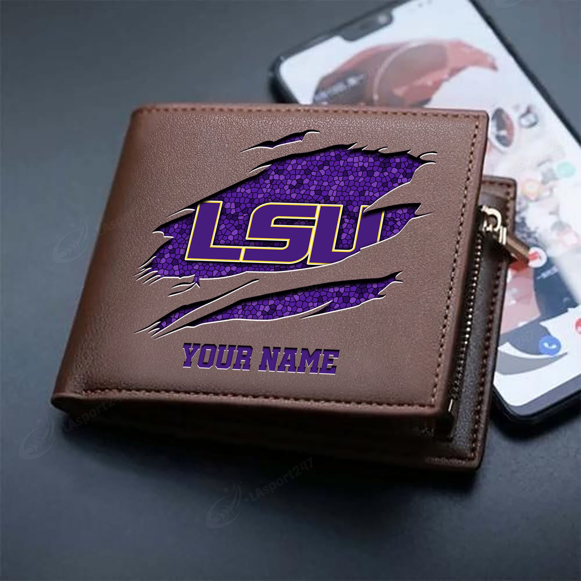 Sportswearmerch LSU TIGERS NCAA Men Wallet For Fan