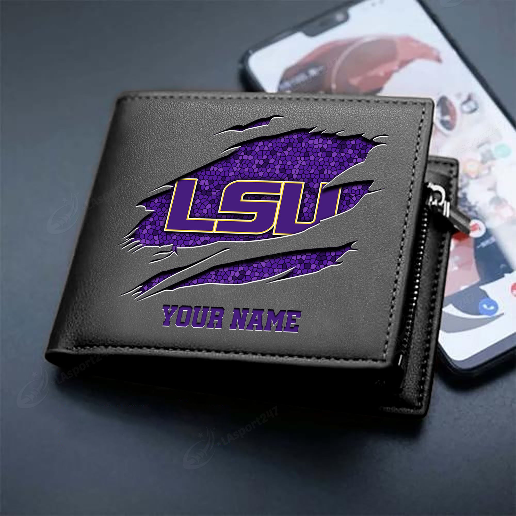 Sportswearmerch LSU TIGERS NCAA Men Wallet For Fan