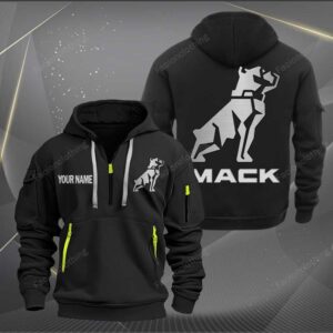 Sportswearmerch Mack Truck Personalized Half Zip Hoodie For Fan